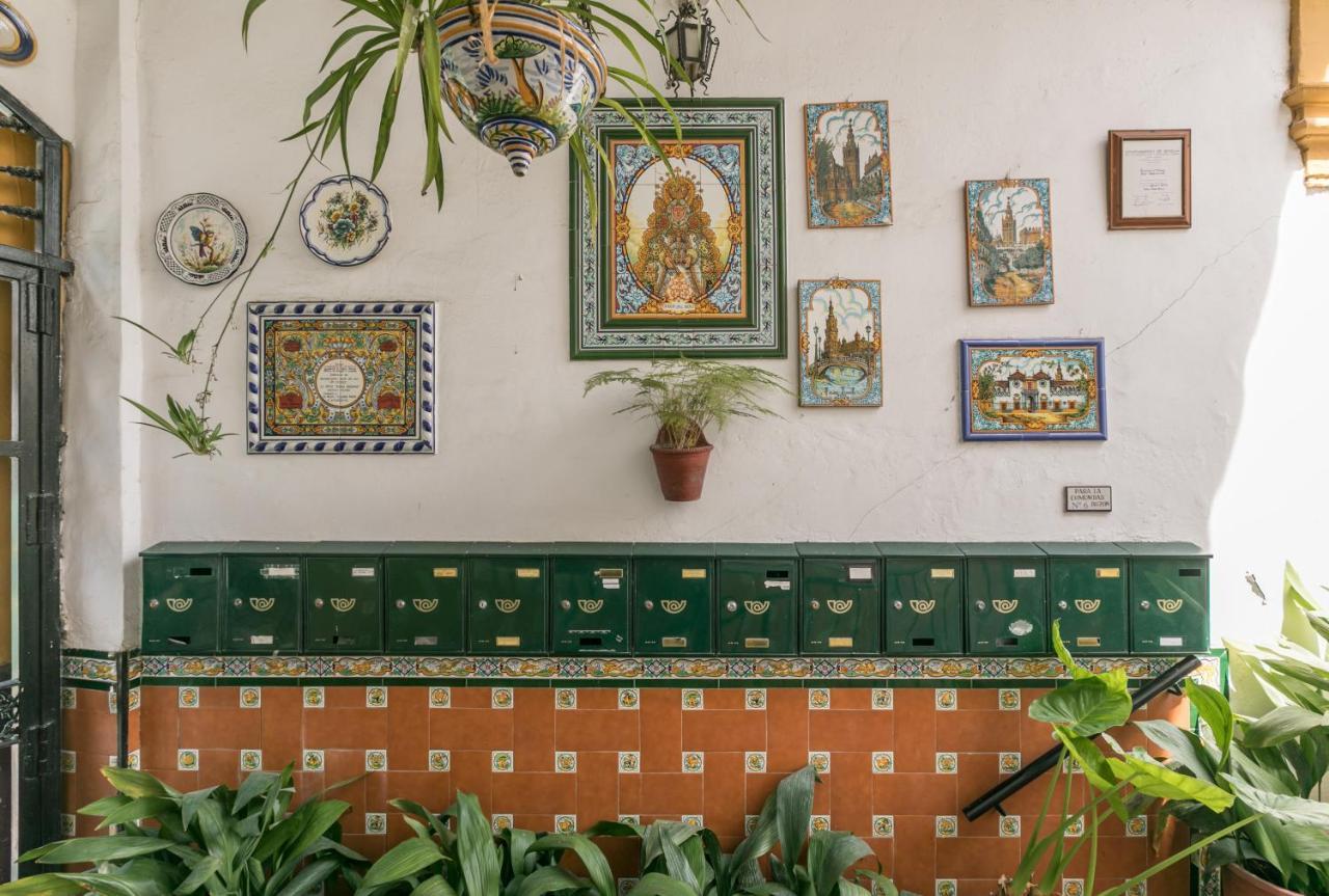セビリアLa Casa Del Alfareroアパートメント エクステリア 写真